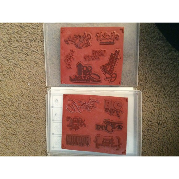 INVENTORY REDUCTION SALE. Stampin Up Word Play Sets 1 & 2 B49 - Picture 5 of 5